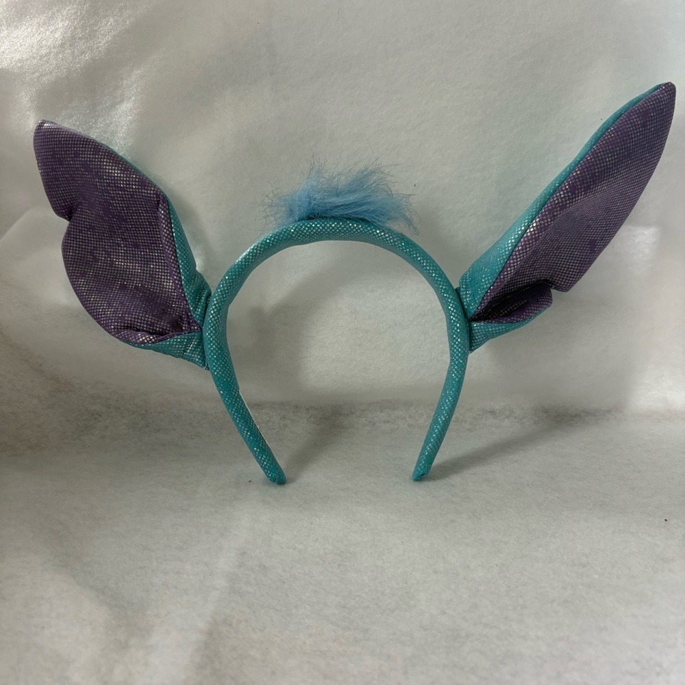 STITCH Ears Headband Blue Purple Sparkly Glitter Disney Japan